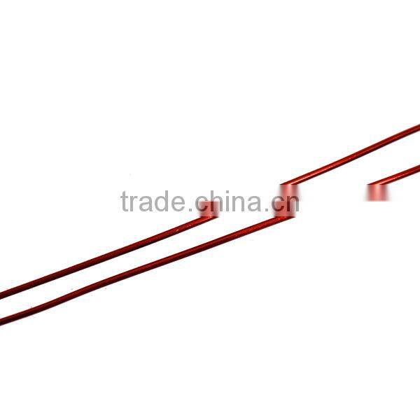 Jewelry Findings String Materials Round Orange-red 0.4mm Dia. Copper Beading Wire Thread Cord