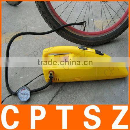 2 in 1 inflator car vacuum cleaner