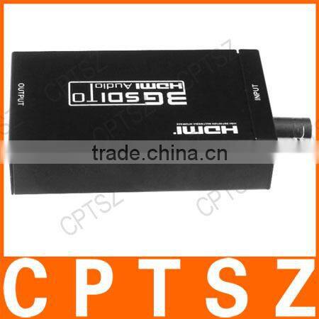 ZHQ-02 MINI 3G SDI to HDMI AV Sync Output HD Converter - Black