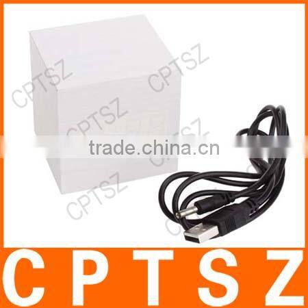 Sound Control Digital LED Wooden Clock