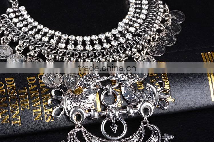 Fashion Jewelry white gold plated alloy jewellery female pendant necklaces