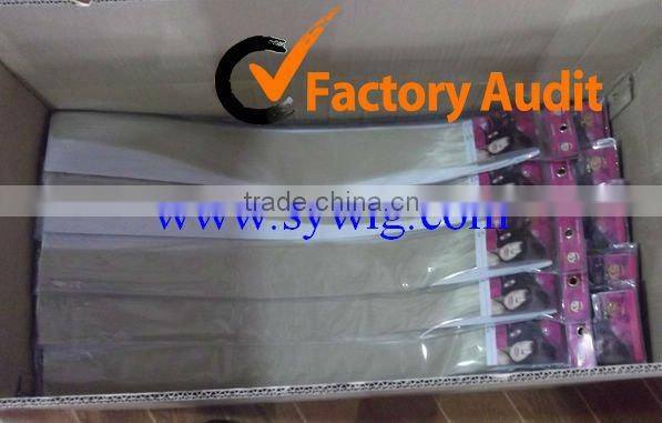 Wholesale synthetic hair extension weft