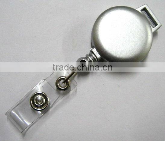 Drop type with lanyard ID flexible retractable badge holder
