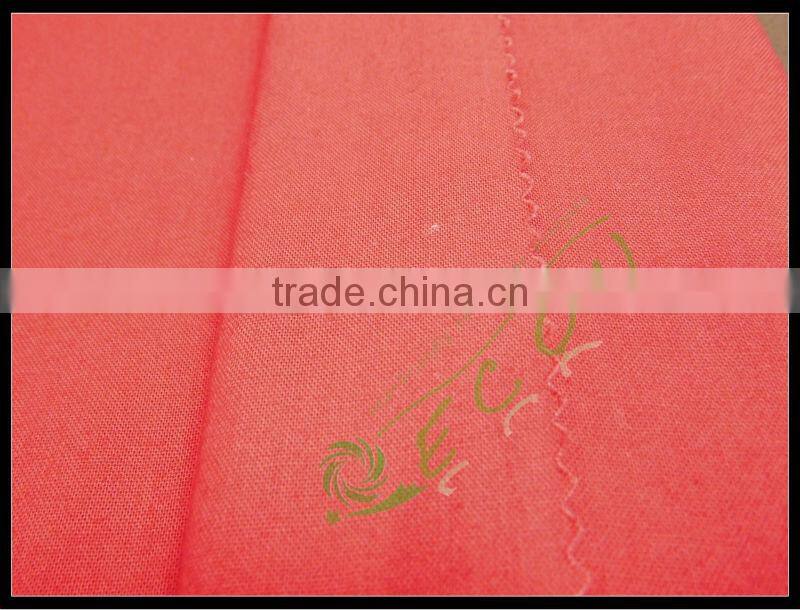 100% plain organic 145gsm cotton fabric