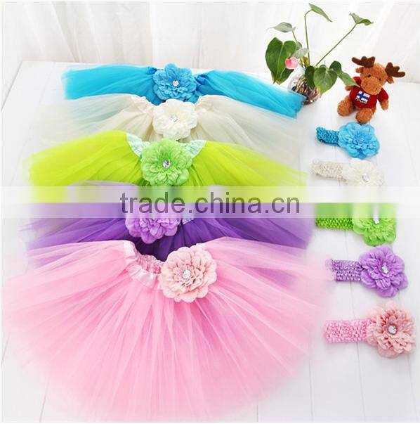 Red polka dotted tutu pettiskirt with rosettes wholesale