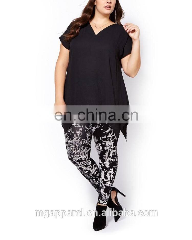 Plus size women clothing womens tops short sleeve woman blouse