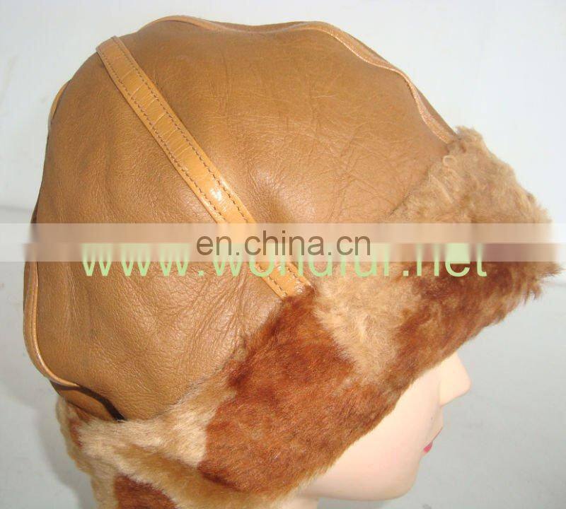 BY-009 ladies' sheepskin hat