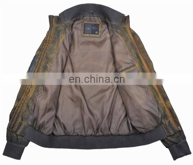 garment dye jacket large size mens jacket