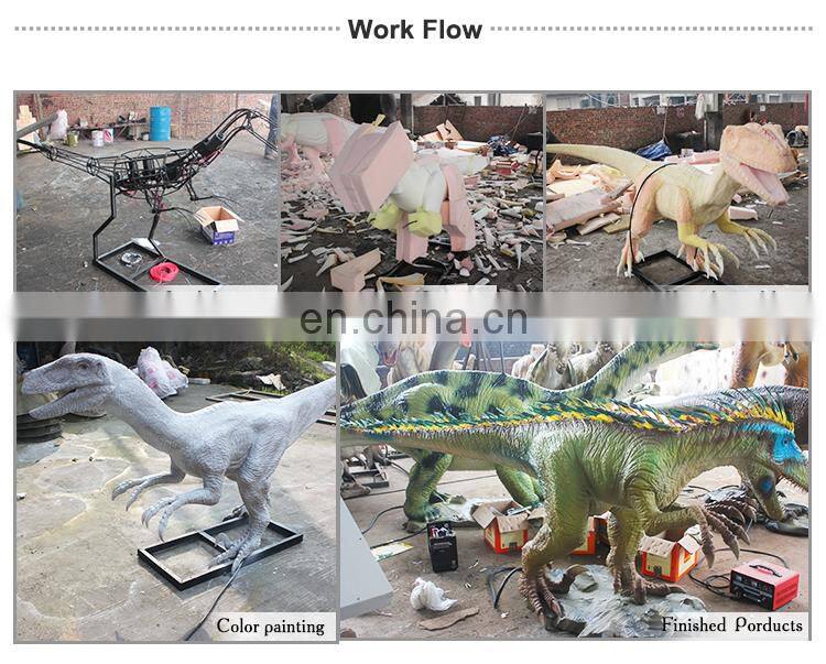 Kawah 2.5m Velociraptor Mechannical Dinosaur for Theme Park