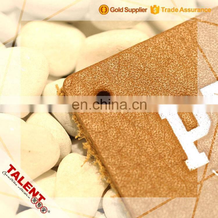 Custom Hot Pressed And Stamping Silver PU Leather Label Patch