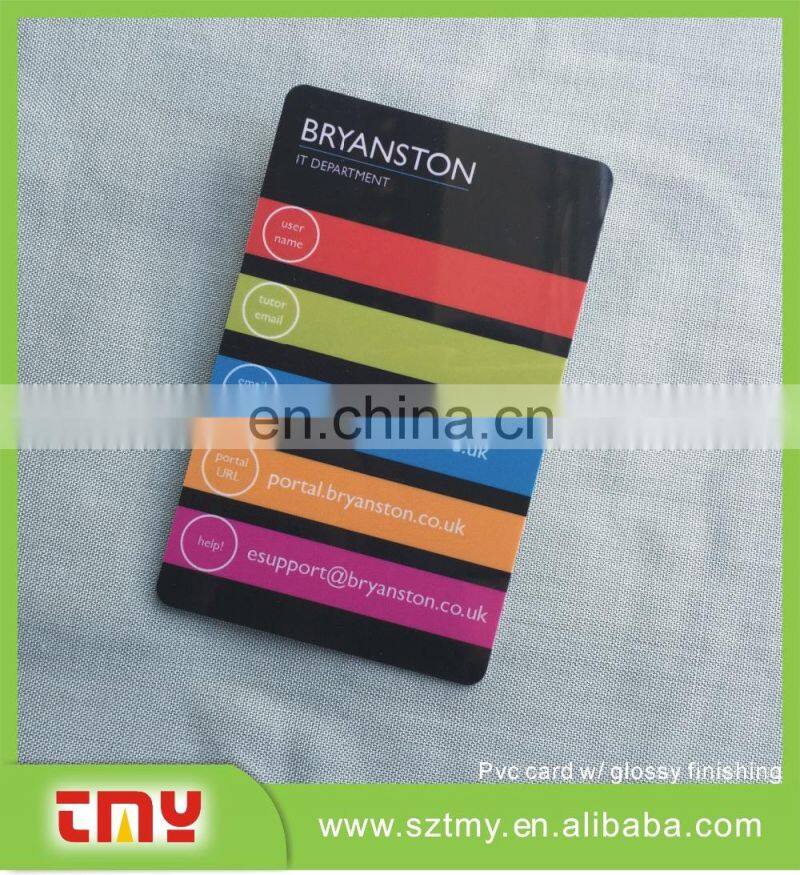4 Color Plastic PVC Card Printing ID Card/PVC Card