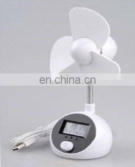 Mini USB Fan with Clock & Calendar
