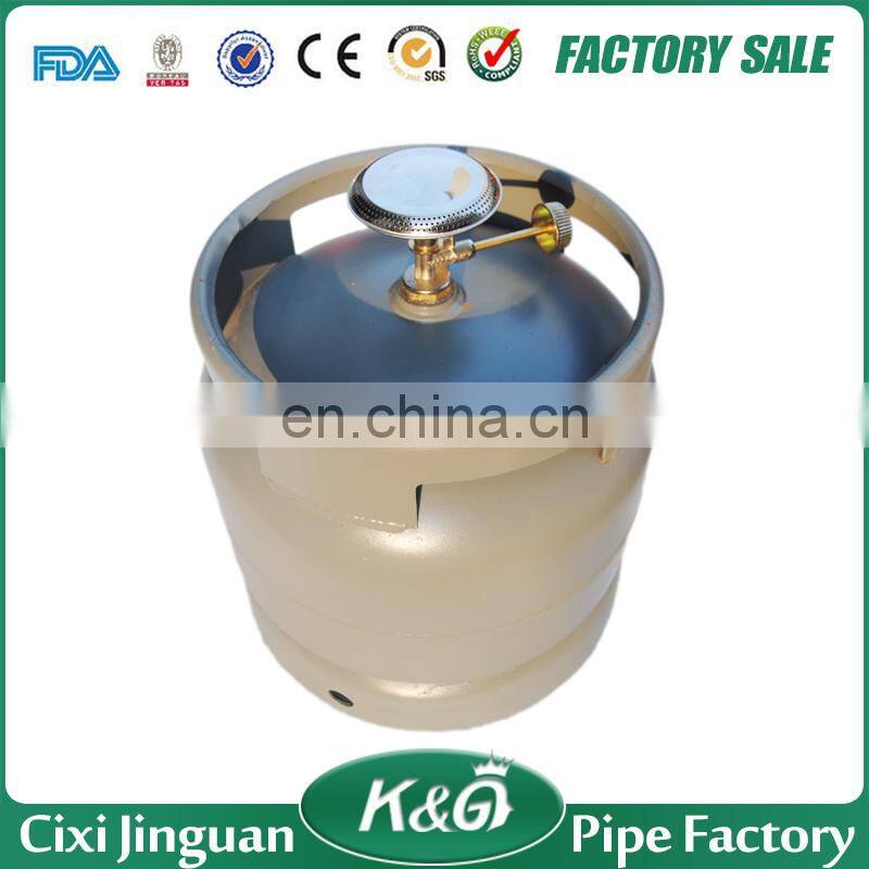 Low pressure and steel material LPG gas bottle in all sizes