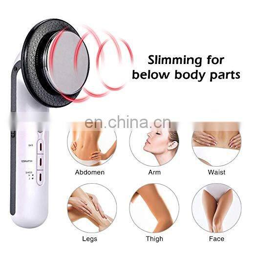 Portable  3-In-1 Ultrasonic Cavitation Fat Remover Body Massage Slimming Anti Cellulite Beauty Machine