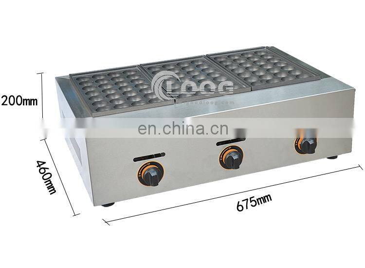 Cooking Equipment Type Gas Takoyaki Machine /Plate Takoyaki Machine