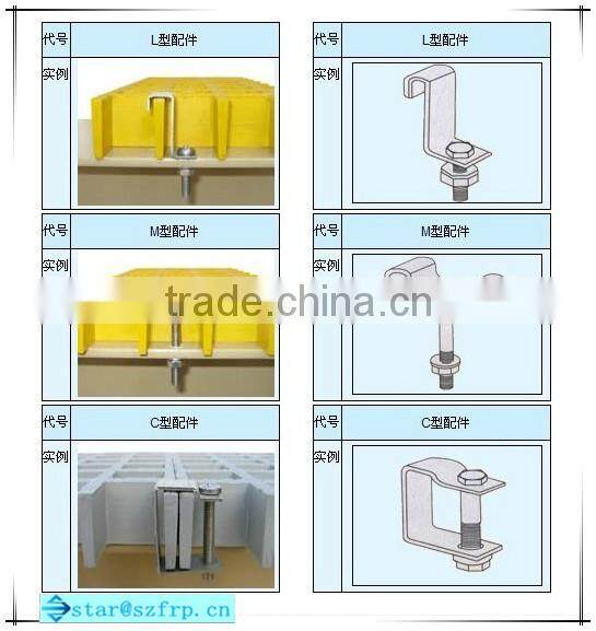 FRP fiberglass grating frp stairs aisle