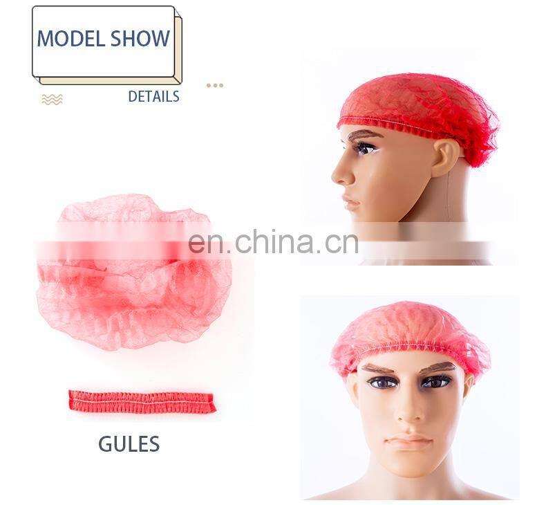 wholesale cleaning spa lab disposable non woven clip cap