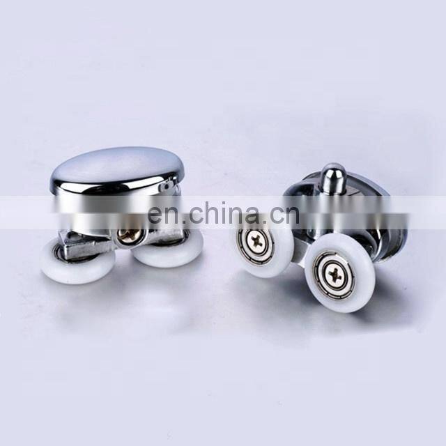 High Quality Glass Door Roller Double Wheel Zn Alloy Shower Pulleys