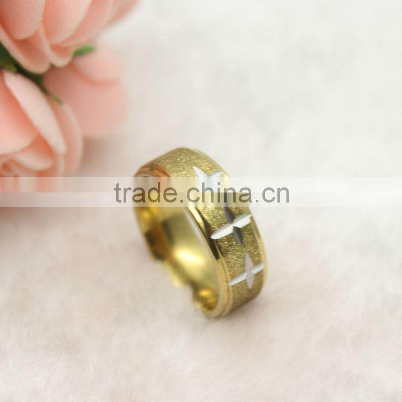 Stainless Steel Cross Ring