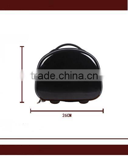 2016 fashion mini 14 size hard shell cosmetic makeup bag/case