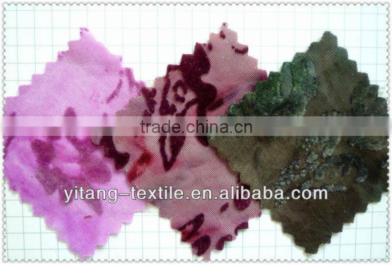 Top quality and cheap flocking fabric for garment