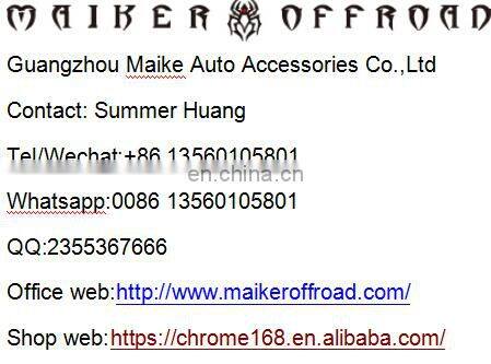 ABS Raptor Style Fender Flares Crusher Flares Wheel Arch Trims with Lights for F150 2015-2017 Pickup Accessories