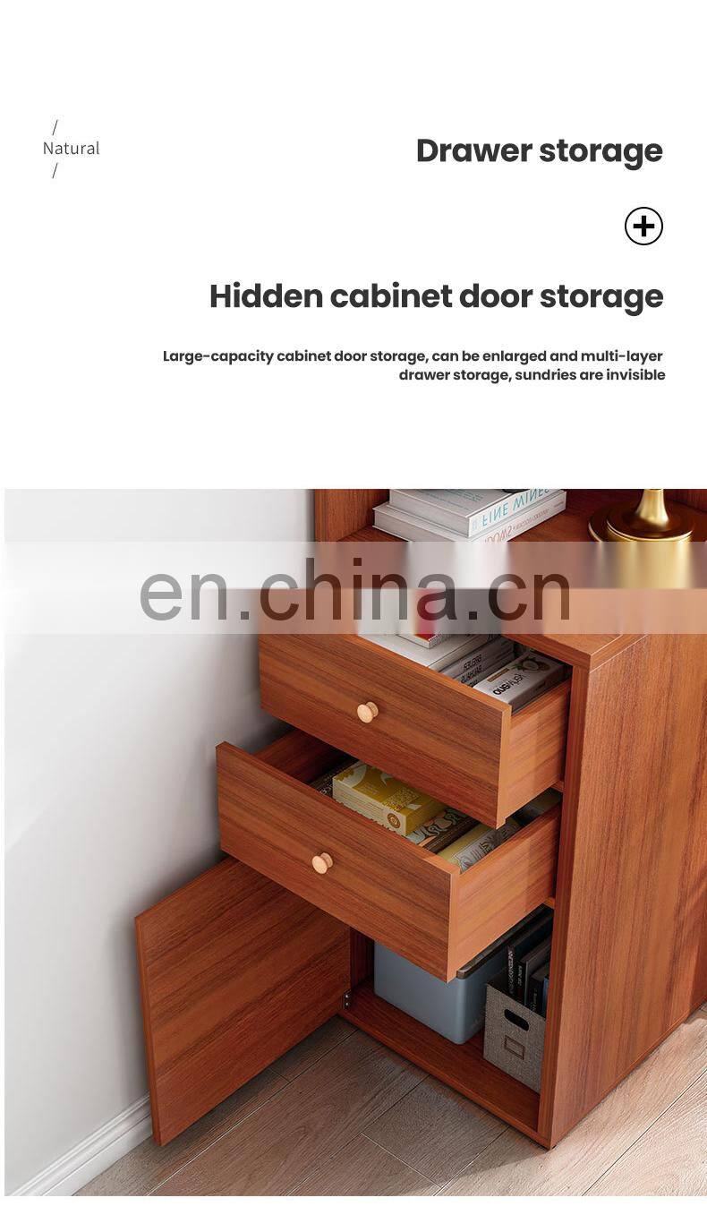 Home modern design Multifunctional furniture Quality Corner Cabinet Living Room Solid Wood Corner Cabinet