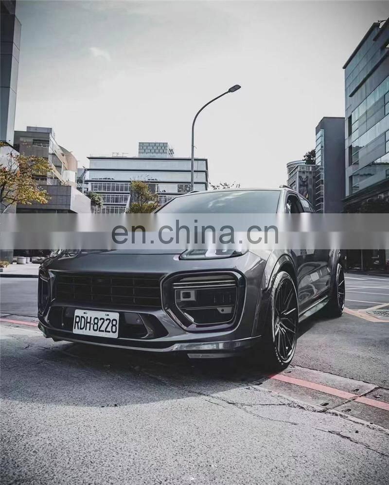 Runde Top Quality For 18-21 Porsche Cayenne 9Y0 Upgrade MTR Style Carbon Fiber Body Kit Front Rear Bumper