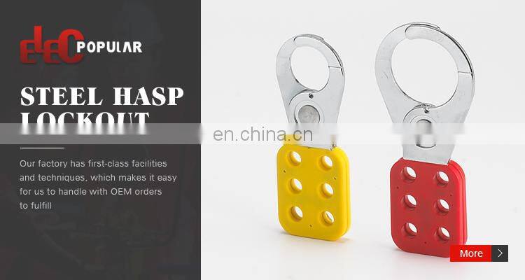 Best Quality Steel Lockout Safety 6 Lock Red Loto Hasps Lockout Devices