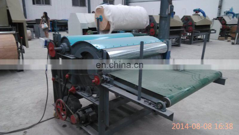 cotton yarn waste recycling machine small cotton processing machine cotton waste cleaning machine