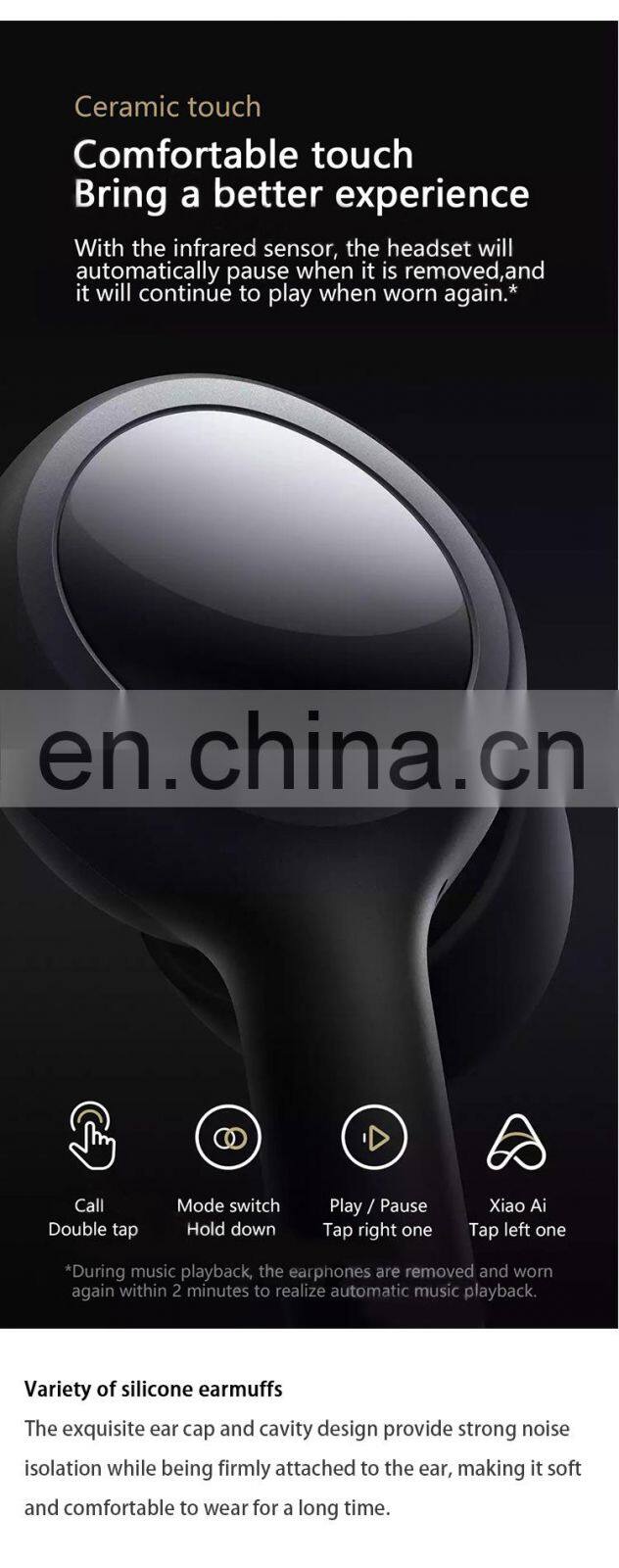 Air 2 Pro sports noise-canceling running earbuds. High-quality wireless earbuds for both ears