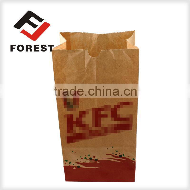 Brown paper food bags, printable paper bags China