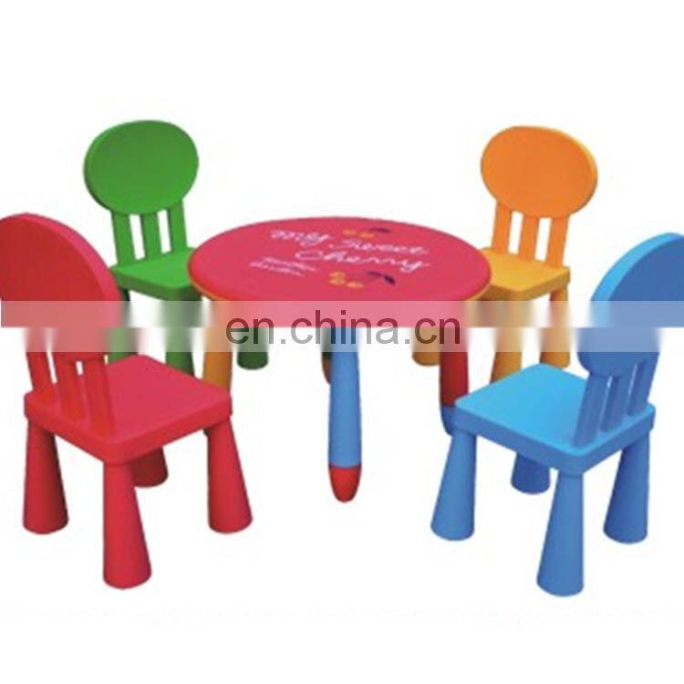 Cute design children study table desk and kids study chair