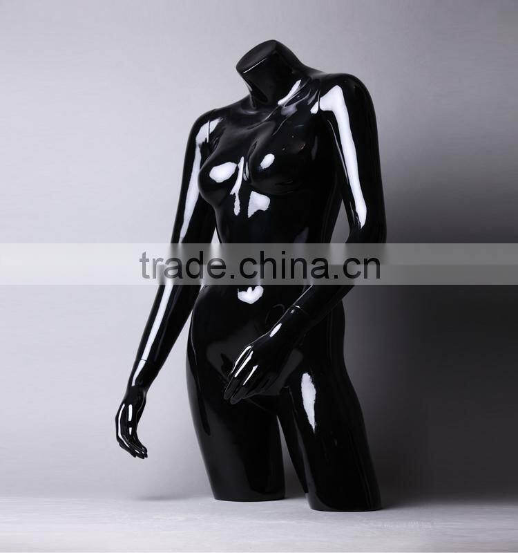 window display high quality fiberglass female torso mannequin
