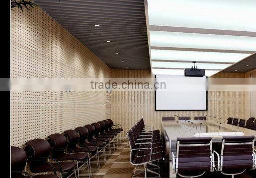 Perforated wood panel Guangdong acoustic product