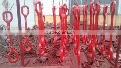 API 8C double arm elevator link and lifting ring for oil well drilling used at wellhead