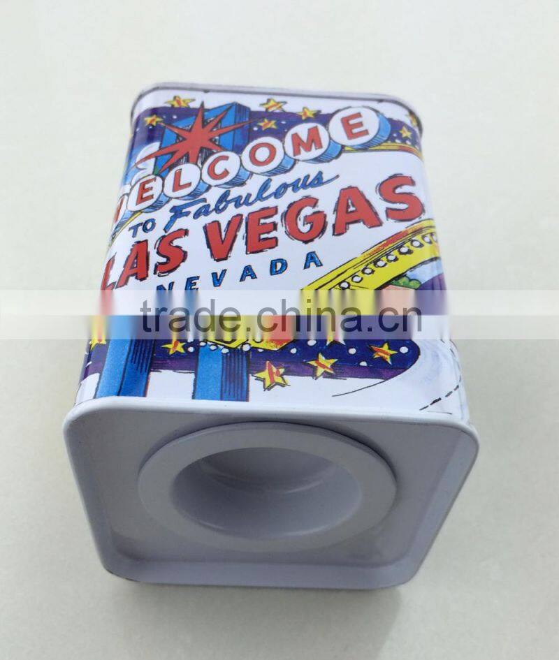 Dongguan elegant square money coin bank