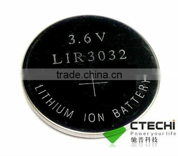 3.6v li-ion rechargeable battery lir2032
