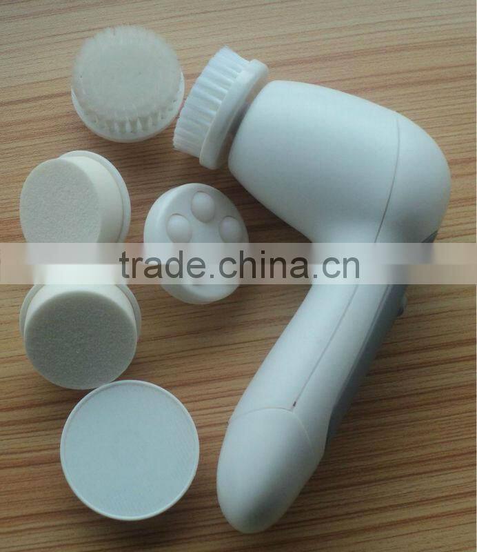 Waterproof electric facial brush