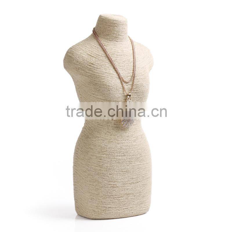 Custom New Design Luxury Resin Mannequin Body Jewelry Holder Display for Necklace Pendant S1319