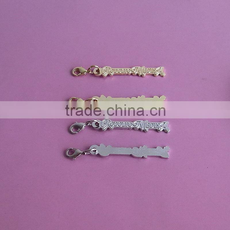 custimized etch antique metal Jacket zip pullers