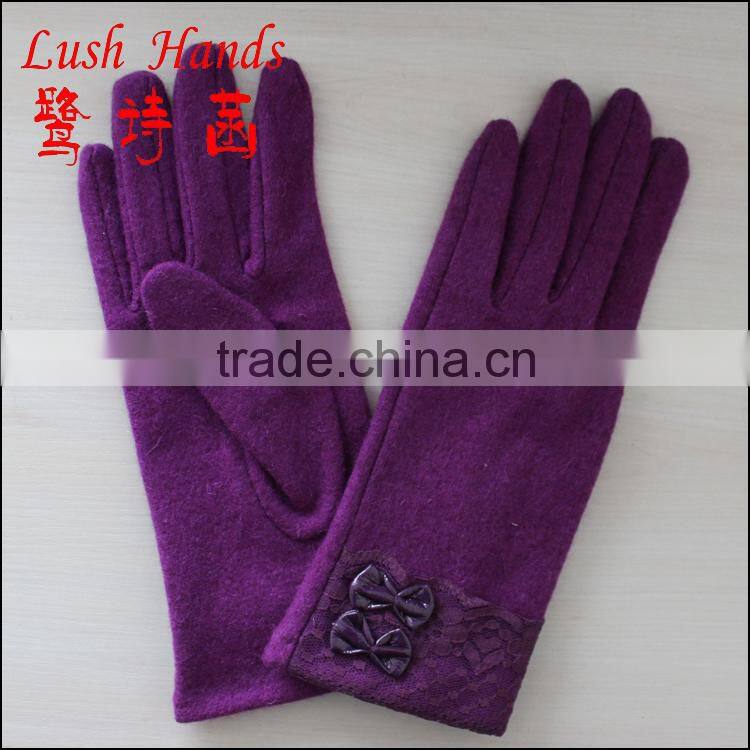 women wool gloves colorful for touch screens
