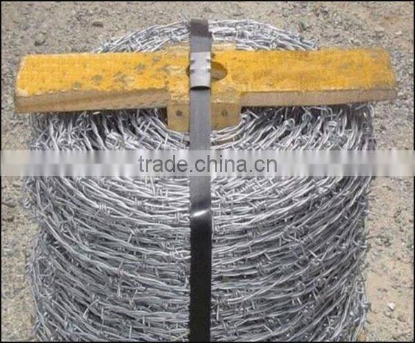 galvanized barbed wire