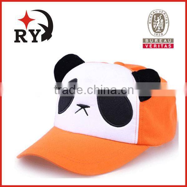 Children custom panda baseball cap wholesale