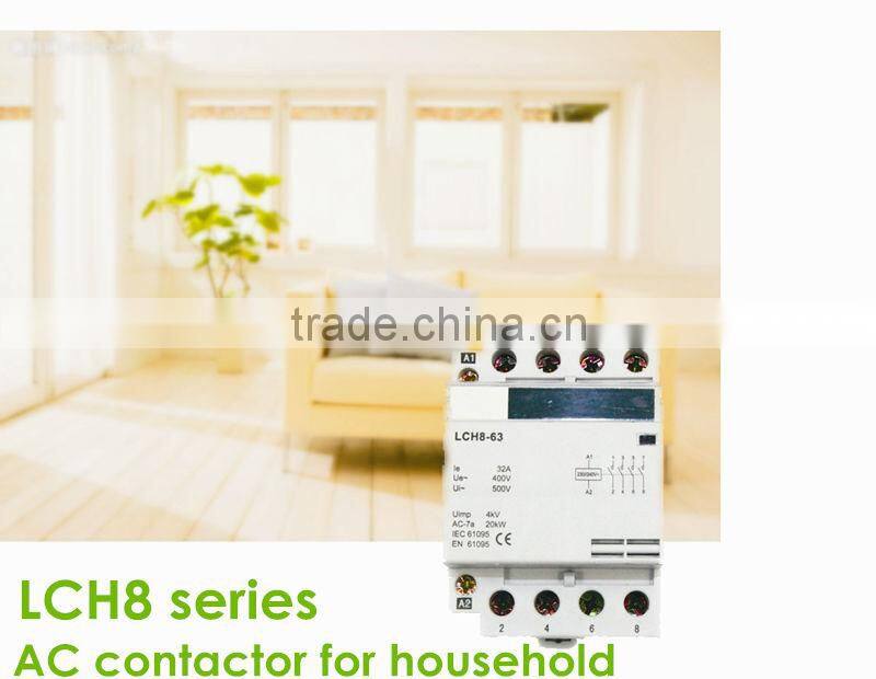 230V/400V 1-63A 1P-4P household lc1-d0910 ac contactor