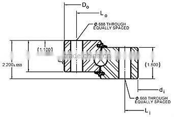 HS6-43P1Z Slewing Bearings (38.75x47.18x2.2in) BYC Band swing bearing NC rotary table dedicated