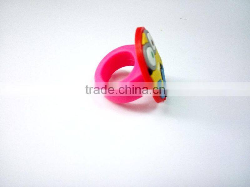 Eco-friendly rubber figure ring