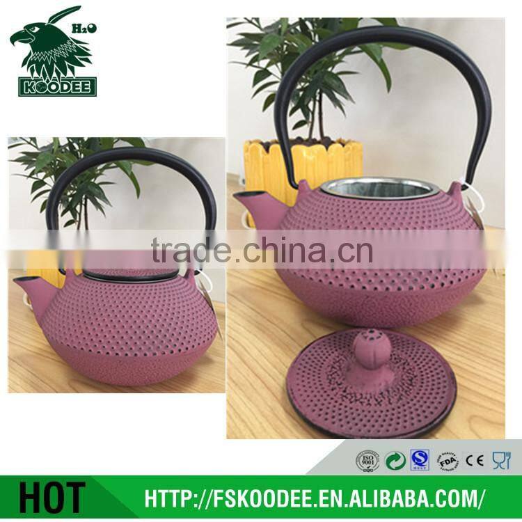fashion style different designs unique antique cast iron kettle /teapot