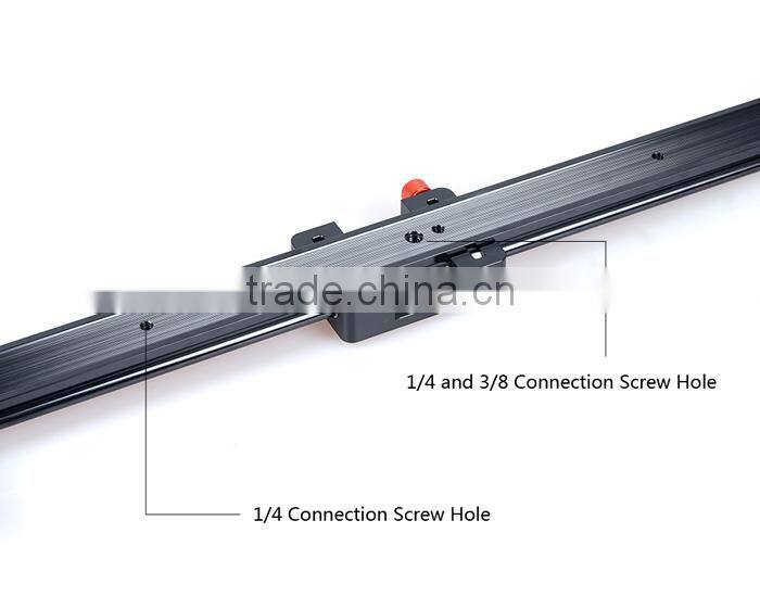 Commlite 2nd Generation 100% Aluminum Alloy Sliding-pad Video Track Slider Dolly Slider Video Stabilizer 60CM