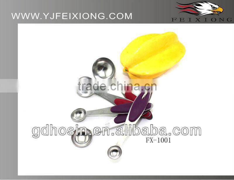 High quality !4pcs plastic measuring spoon set
